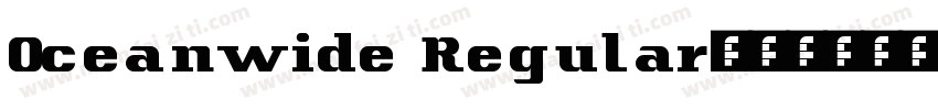 Oceanwide Regular字体转换